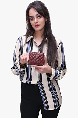 Sosela 56-4034 Kadın Lady Bordo Cüzdan