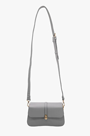 Sosela 67-7164 Gri Kadın Çapraz Askılı Çanta