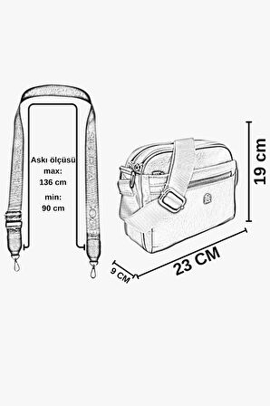 Sosela 67-7163 Kadın Taba Çarpraz Askılı Çanta