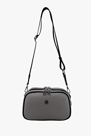 Sosela 67-7158 Kadın Gri Çapraz Askılı Çanta