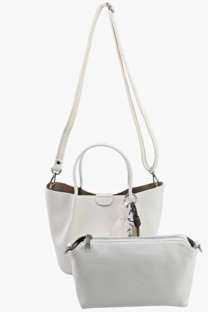 Sosela 67-8122 Kadın Beyaz Omuz Ve Kol Çanta
