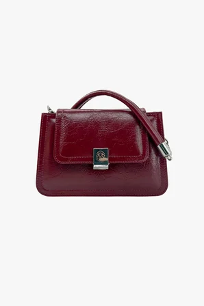 SOSELA 67-7135 Kadın Bordo Çarpraz Askılı Çanta