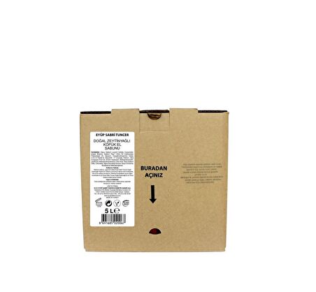 Doğal Zeytinyağlı Köpük Sabun 5 lt - Bag in Box