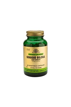 Ginkgo Biloba Leaf Extract 60 Kapsül