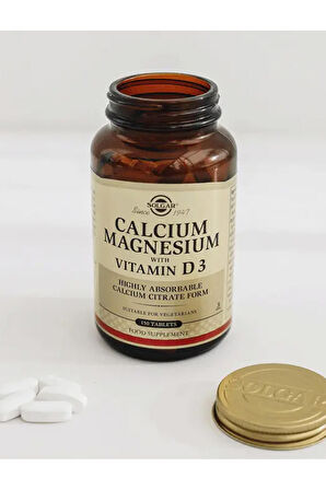 Solgar Calcium Magnesium With Vitamin D3 150 Tablet