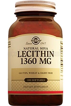 Lecithin 1360 Mg 100 Tablet