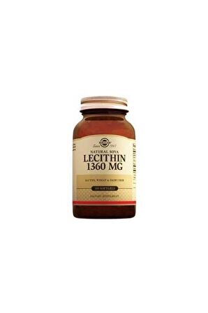 Lecithin 1360 Mg 100 Tablet