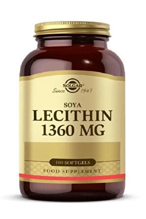 Lecithin 1360 Mg 100 Tablet