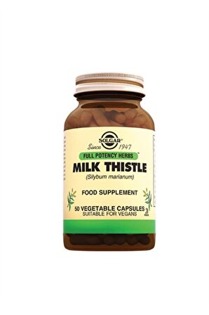 Milk Thistle 50 Kapsül