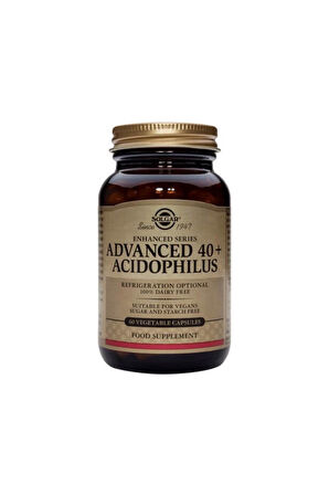 Solgar Advanced 40+ Acidophilus 60 Kapsül