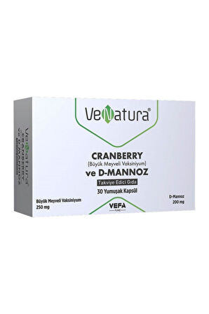 Venatura Cranberry ve D-Mannoz 30 Kapsül