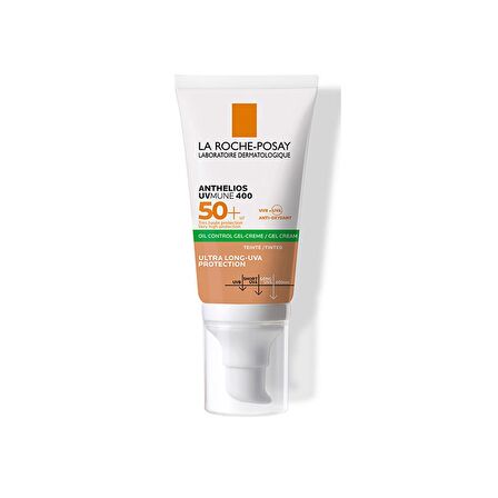 La Roche Posay Anthelios Uvmune 400 Oil Control Gel Spf 50+ Renkli Güneş Kremi 50 ml