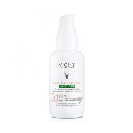 Vichy Capital Soleil Spf 50+ Uv Clear Güneş Koruyucu 40 ml