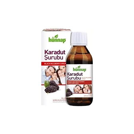 Hünnap Karadut Şurubu 50 ml