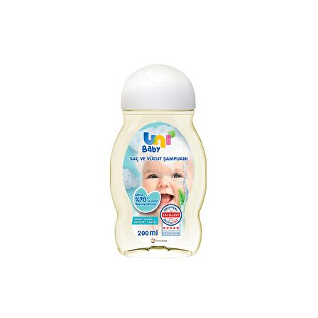 Uni Baby Saç ve Vücut Şampuanı 200 ml