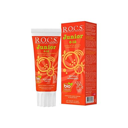 Rocs Junıor 6-12 Yaş Meyveli Gökkuşağı Diş Macunu
