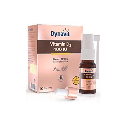 Dynavit Vitamin D3 400 IU Sprey 20 ml