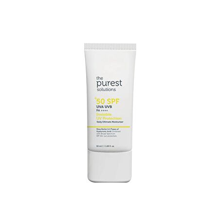 The Purest Solutions Nemlendirici Etkili Spf 50 Güneş Koruyucu Krem 50 Ml