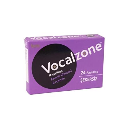 Vocalzone Frenk Üzümü Aromalı 24 Pastil
