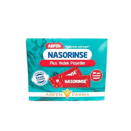 Abfen Nasorinse Plus 50 Poşet