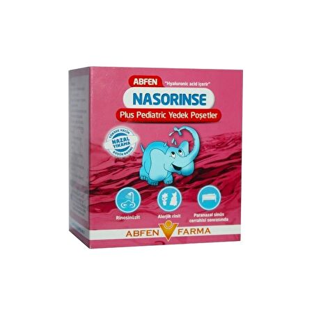 Abfen Nasorinse Plus Pediatric 50 Poşet