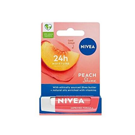 Nivea Peach Shine Dudak Bakım Kremi 4,8 g