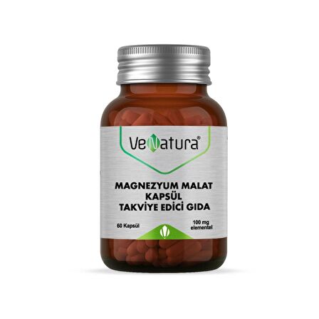 Venatura Magnezyum Malat 100 mg 60  Kapsül