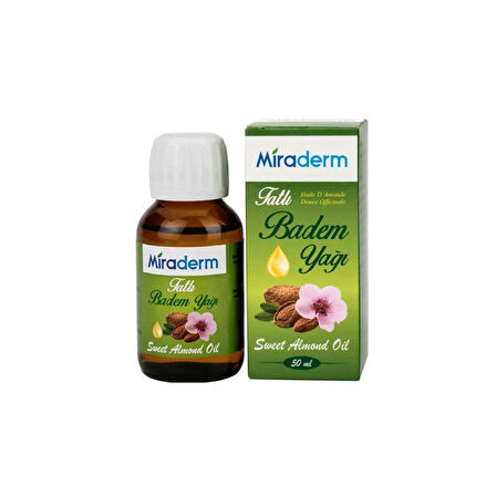 Miraderm Tatlı Badem Yağı 50 ml