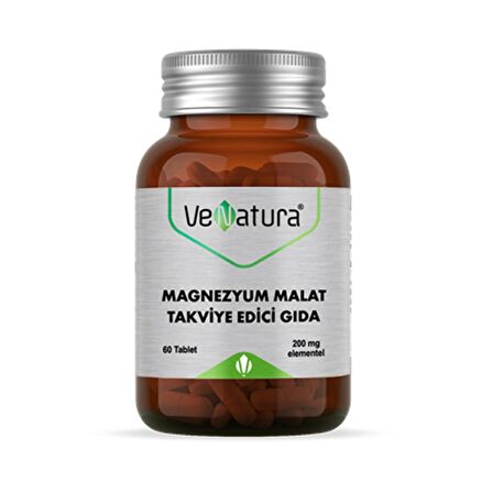 Venatura Magnezyum Malat 60 Tablet 200 Mg