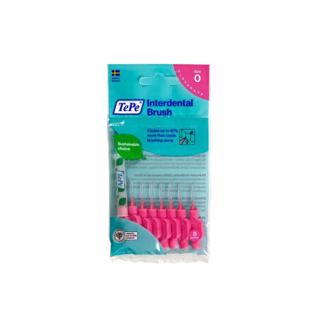 Tepe Diş Ara Yüz Fırçası Pembe 0.4 mm