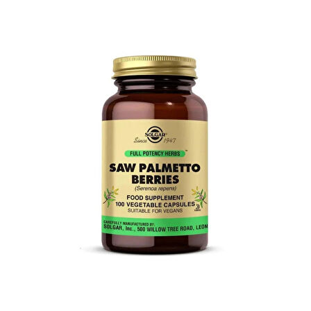 Solgar Saw Palmetto Berries 100 Kapsül