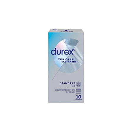 Durex Yok Ötesi Ekstra His 10 Adet Prezervatif