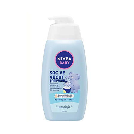 Nivea Baby Saç ve Vücut Şampuanı 500 ml