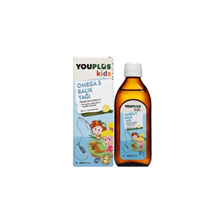 YouPlus Kids Omega 3 Balık Yağı 150 ml