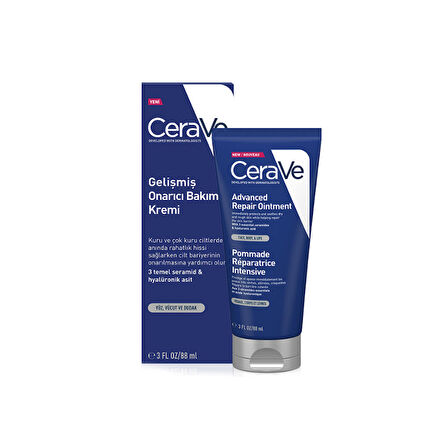 Cerave Advanced Onarıcı Bakım Kremi Yüz,Vücut ve Dudak 88 ml