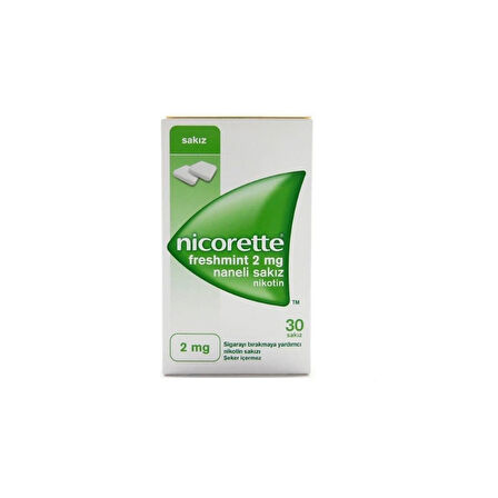 Nicorette Freshmint 2 mg 30 adet Naneli Sakız