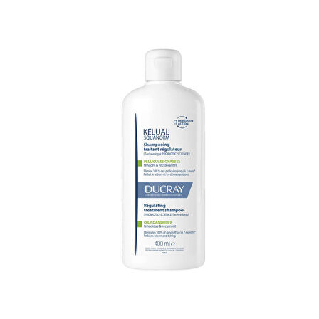 Ducray Kelual Squanorm Yağlı Saçlar İçin Arındırıcı Etkili Kepek Şampuanı 400 ml