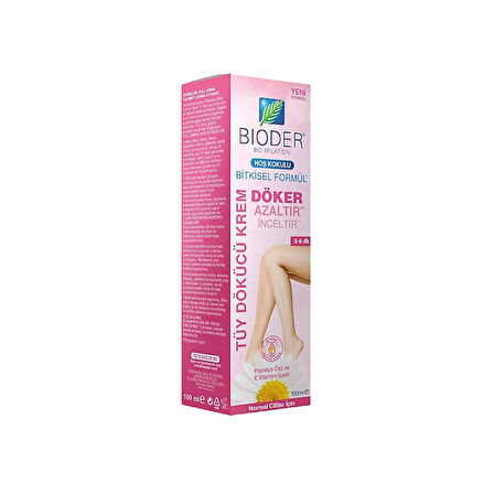 Bioder Normal Ciltler İçin Hoş Kokulu Tüy Dökücü Krem 100 ml