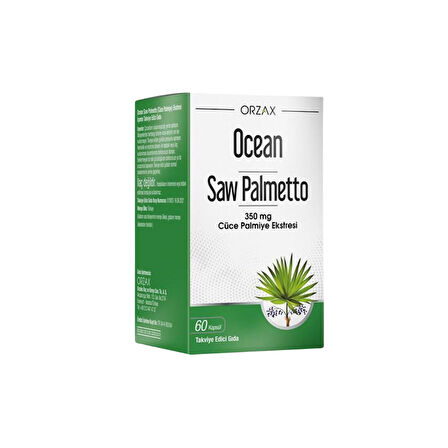 Ocean Saw Palmetto Ekstresi 350 mg 60 Kapsül