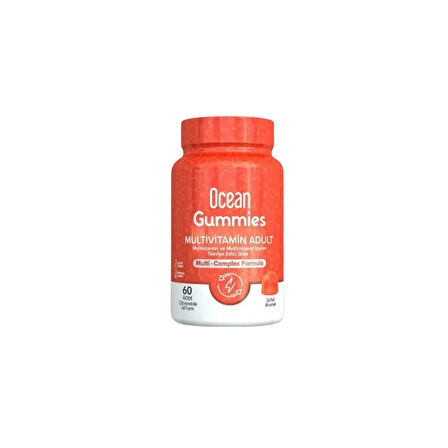 Ocean Gummies Multivitamin Yetişkin 60 Çiğnenebilir Jel Form
