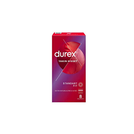 Durex Yakın Hisset Standart Fit 8'li Prezervatif