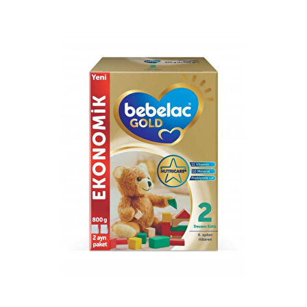 Bebelac Gold 2 Devam Sütü 800 g
