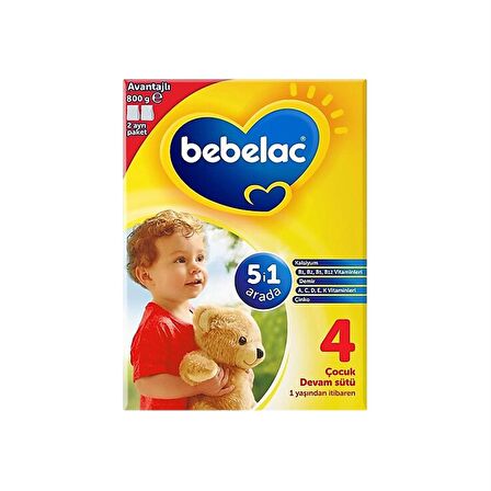 Bebelac 4 Çocuk Devam Sütü 800 Gr
