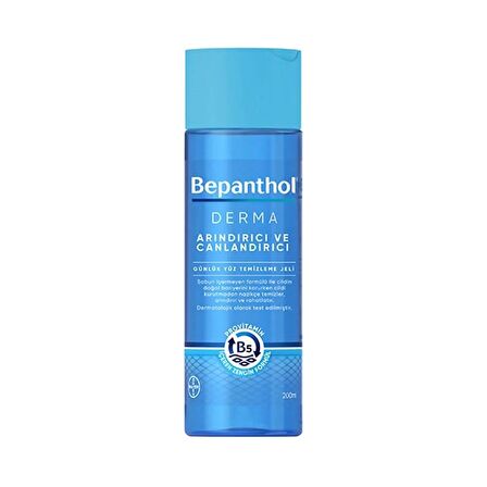 Bepanthol Derma Arındırıcı ve Canlandırıcı Günlük Yüz Temizleme Jeli 200 ml