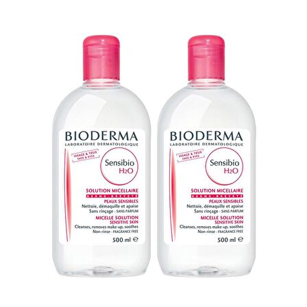 Bioderma Sensibio H2O 500 ml 2 li Paket