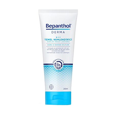 Bepanthol Derma Temel Nemlendirici Vücut Losyonu 200 ml
