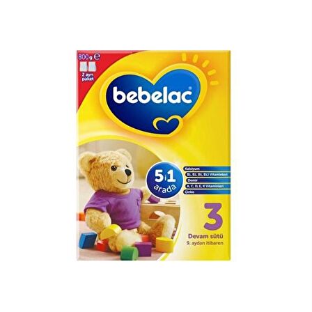 Bebelac 3 Devam Sütü 800 Gr