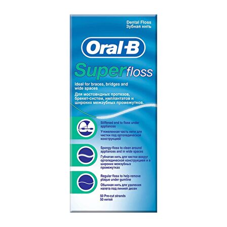 Oral B Super Floss Diş İpi