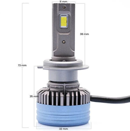Photon Milestone H7 Led Xenon Black Katana