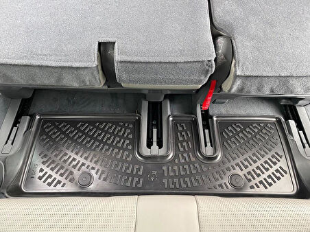 Kia EV9 2024 Sonrası Havuzlu Paspas 7 Koltuk